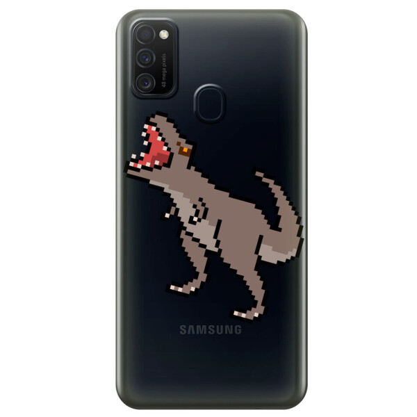Прозрачный силиконовый чехол iSwag для Samsung Galaxy M21 с рисунком - Пикселький динозавр (M1772)
Прозрачный силиконовый чехол iSwag для Samsung Galaxy M21 с рисунком - Пикселький динозавр (M1772)