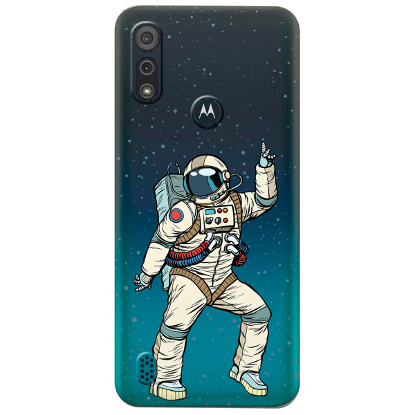 Прозрачный силиконовый чехол iSwag для Motorola Moto E6s с рисунком - Веселый космонавт (KS5427)
Прозрачный силиконовый чехол iSwag для Motorola Moto E6s с рисунком - Веселый космонавт (KS5427)