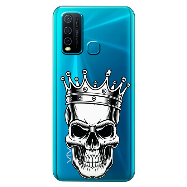 Прозрачный силиконовый чехол iSwag для Vivo Y30 с рисунком - Царский череп (KS5515) 
Прозрачный силиконовый чехол iSwag для Vivo Y30 с рисунком - Царский череп (KS5515)