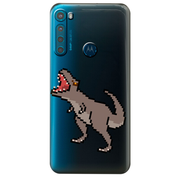 Прозрачный силиконовый чехол iSwag для Motorola One Fusion с рисунком - Пикселький динозавр (KS5575)
Прозрачный силиконовый чехол iSwag для Motorola One Fusion с рисунком - Пикселький динозавр (KS5575)