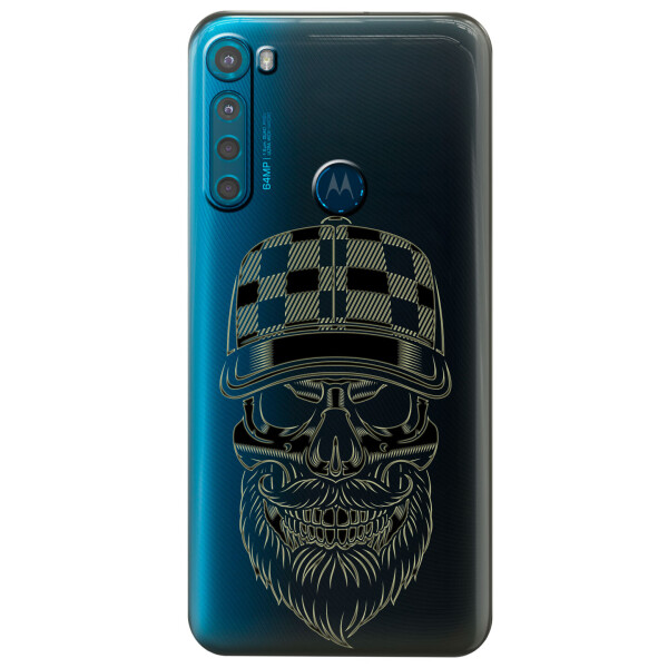 Прозрачный силиконовый чехол iSwag для Motorola One Fusion с рисунком - Бородатый череп (KS5576)
Прозрачный силиконовый чехол iSwag для Motorola One Fusion с рисунком - Бородатый череп (KS5576)