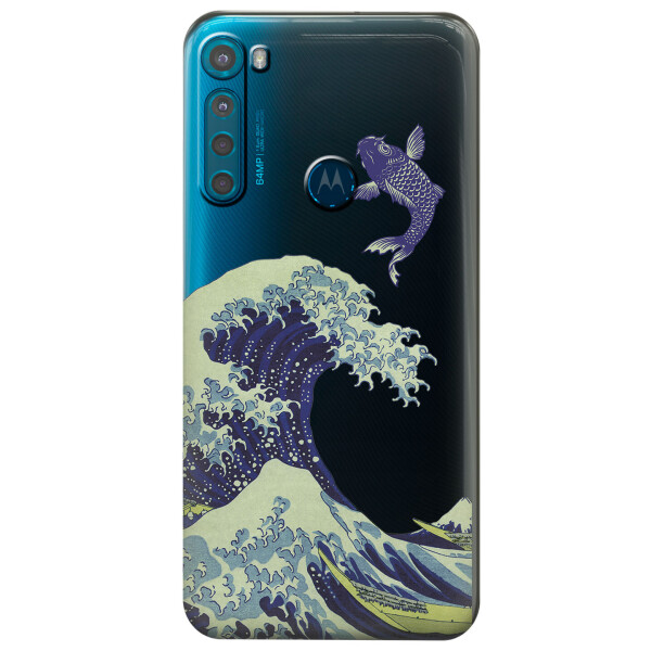 Прозрачный силиконовый чехол iSwag для Motorola One Fusion с рисунком - Большая волна в Канагаве (KS5600)
Прозрачный силиконовый чехол iSwag для Motorola One Fusion с рисунком - Большая волна в Канагаве (KS5600)