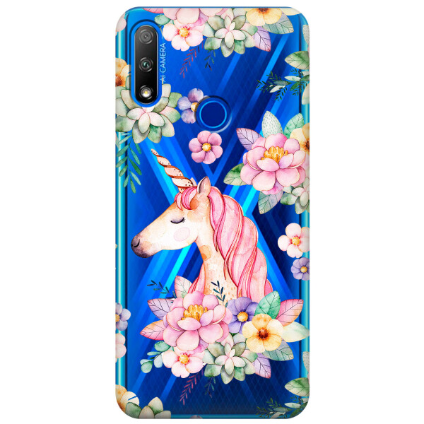 Прозрачный силиконовый чехол iSwag для Huawei Honor 9X с рисунком - Единорог в цветах (KS2695)
Прозрачный силиконовый чехол iSwag для Huawei Honor 9X с рисунком - Единорог в цветах (KS2695)