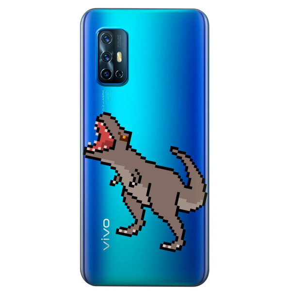 Прозрачный силиконовый чехол iSwag для Vivo V19 с рисунком - Пикселький динозавр (KS5725)
Прозрачный силиконовый чехол iSwag для Vivo V19 с рисунком - Пикселький динозавр (KS5725)