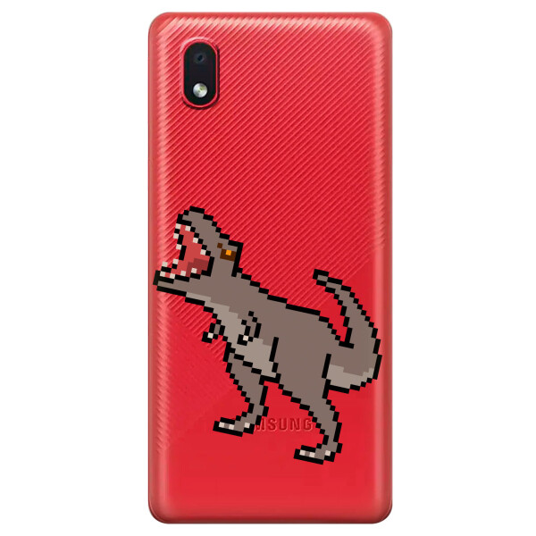 Прозрачный силиконовый чехол iSwag для Samsung Galaxy A01 Core с рисунком - Пикселький динозавр (KS5875)
Прозрачный силиконовый чехол iSwag для Samsung Galaxy A01 Core с рисунком - Пикселький динозавр (KS5875)