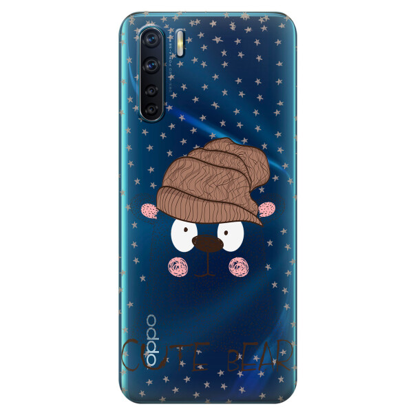 Прозрачный силиконовый чехол iSwag для OPPO A91 с рисунком - Медведь (KS5984) 
Прозрачный силиконовый чехол iSwag для OPPO A91 с рисунком - Медведь (KS5984)