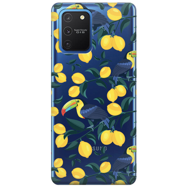 Прозрачный силиконовый чехол iSwag для Samsung Galaxy S10 Lite с рисунком - Туканы и лимоны (KS3460)
Прозрачный силиконовый чехол iSwag для Samsung Galaxy S10 Lite с рисунком - Туканы и лимоны (KS3460)