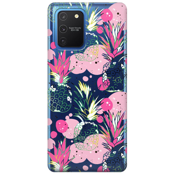 Прозрачный силиконовый чехол iSwag для Samsung Galaxy S10 Lite с рисунком - Ананасы (KS3465)
Прозрачный силиконовый чехол iSwag для Samsung Galaxy S10 Lite с рисунком - Ананасы (KS3465)