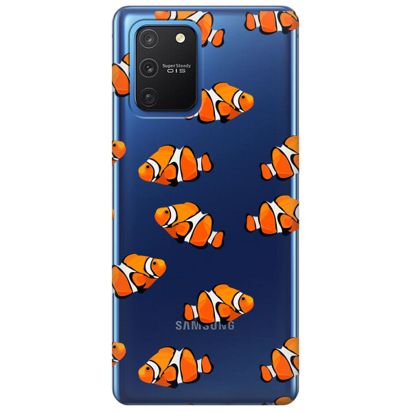 Прозрачный силиконовый чехол iSwag для Samsung Galaxy S10 Lite с рисунком - Рыбки (KS3466)
Прозрачный силиконовый чехол iSwag для Samsung Galaxy S10 Lite с рисунком - Рыбки (KS3466)