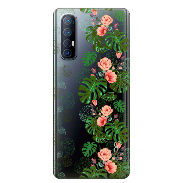 Прозрачный силиконовый чехол iSwag для OPPO Reno 3 Pro с рисунком - Тропические листья (KS3844)
Прозрачный силиконовый чехол iSwag для OPPO Reno 3 Pro с рисунком - Тропические листья (KS3844)