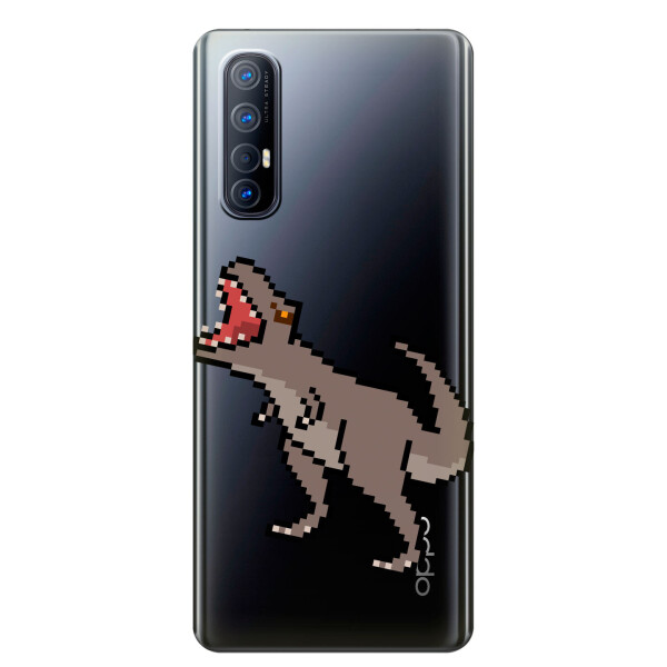 Прозрачный силиконовый чехол iSwag для OPPO Reno 3 Pro с рисунком - Пикселький динозавр (KS3850)
Прозрачный силиконовый чехол iSwag для OPPO Reno 3 Pro с рисунком - Пикселький динозавр (KS3850)