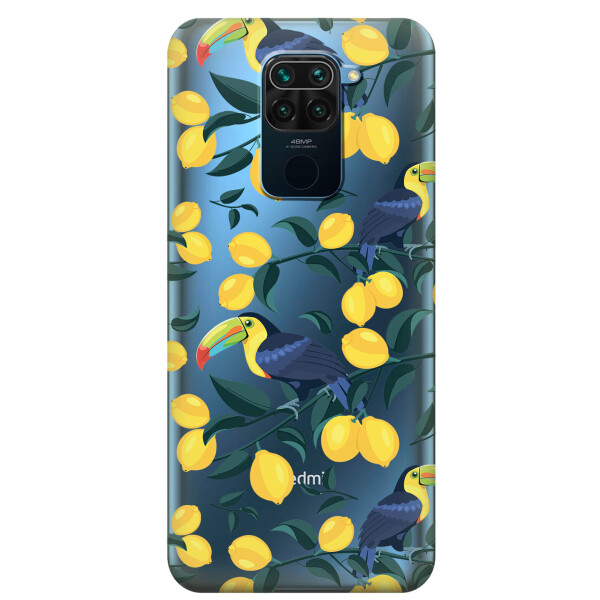 Прозрачный силиконовый чехол iSwag для Xiaomi Redmi Note 9 с рисунком - Туканы и лимоны (KS2035)
Прозрачный силиконовый чехол iSwag для Xiaomi Redmi Note 9 с рисунком - Туканы и лимоны (KS2035)