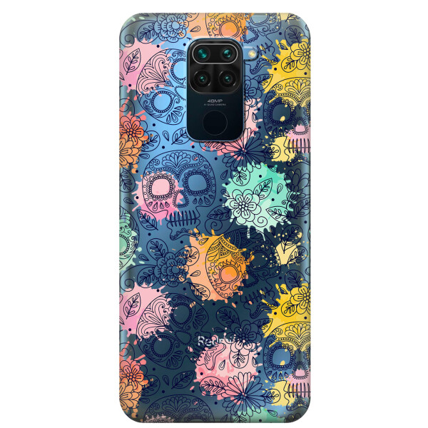 Прозрачный силиконовый чехол iSwag для Xiaomi Redmi Note 9 с рисунком - Красочные черепа (KS2046)
Прозрачный силиконовый чехол iSwag для Xiaomi Redmi Note 9 с рисунком - Красочные черепа (KS2046)