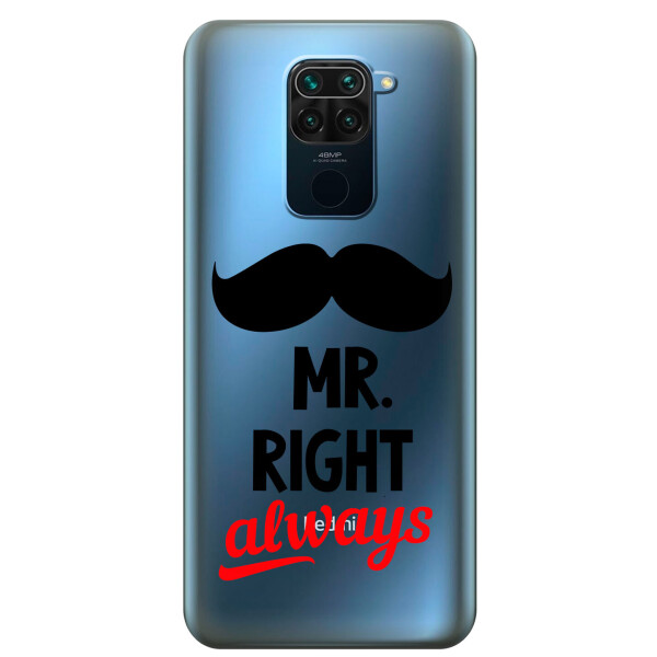 Прозрачный силиконовый чехол iSwag для Xiaomi Redmi Note 9 с рисунком - Mr Right (KS2070)
Прозрачный силиконовый чехол iSwag для Xiaomi Redmi Note 9 с рисунком - Mr Right (KS2070)