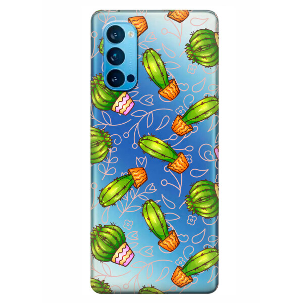 Прозрачный силиконовый чехол iSwag для OPPO Reno 4 с рисунком - Арт кактусы (KS6324)
Прозрачный силиконовый чехол iSwag для OPPO Reno 4 с рисунком - Арт кактусы (KS6324)