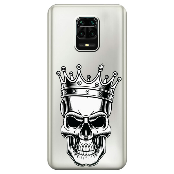 Прозрачный силиконовый чехол iSwag для Xiaomi Redmi Note 9 Pro с рисунком - Царский череп (KS2140)
Прозрачный силиконовый чехол iSwag для Xiaomi Redmi Note 9 Pro с рисунком - Царский череп (KS2140)