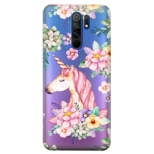 Прозрачный силиконовый чехол iSwag для Xiaomi Redmi 9 с рисунком - Единорог в цветах (KS3670)
Прозрачный силиконовый чехол iSwag для Xiaomi Redmi 9 с рисунком - Единорог в цветах (KS3670)