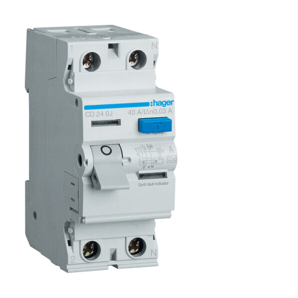 Дифференциальное реле УЗО Hager CD240J 2P 40A 30mA тип A устройство защитного отключения дифреле(3353)
Дифференциальное реле УЗО Hager CD240J 2P 40A 30mA тип A устройство защитного отключения дифреле(3353)