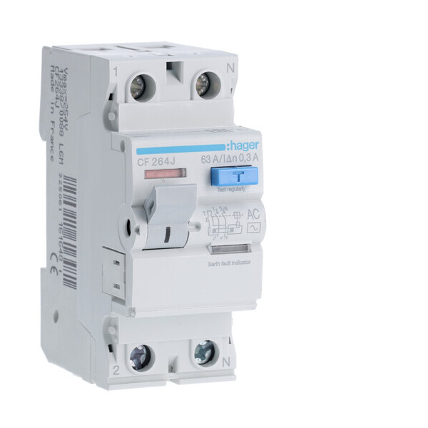 Дифференциальное реле УЗО Hager CF264J 2P 63A 300mA тип AC устройство защитного отключения дифреле(3392)
Дифференциальное реле УЗО Hager CF264J 2P 63A 300mA тип AC устройство защитного отключения дифреле(3392)