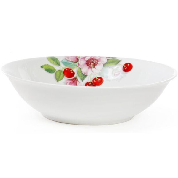 Салатник фарфоровая Вишня 1200мл Ø23см Bona BD-970-205 
Салатник фарфоровая Вишня 1200мл Ø23см Bona BD-970-205