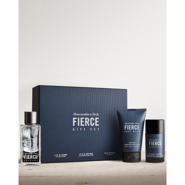 Подарунковий набір FIERCE GIFT SET: cologne 50 ml, body wash 125 ml, deodorant 73 g Abercrombie & Fitch AF6037M Один розмір Сірий
Подарунковий набір FIERCE GIFT SET: cologne 50 ml, body wash 125 ml, deodorant 73 g Abercrombie & Fitch AF6037M Один розмір Сірий
