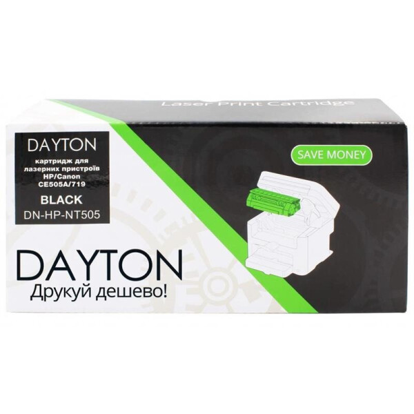 Картридж Dayton (DN-HP-NT505) HP LJ P2035/2055/Canon LBP6300/MF5840 (аналог CE505A/Canon 719)
Картридж Dayton (DN-HP-NT505) HP LJ P2035/2055/Canon LBP6300/MF5840 (аналог CE505A/Canon 719)