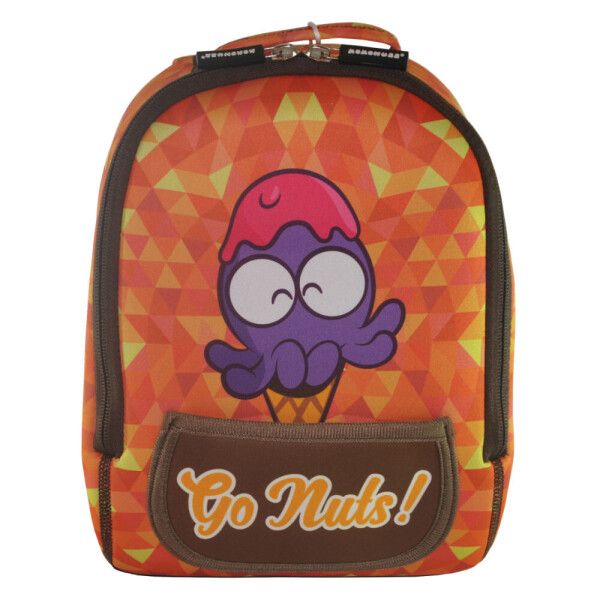 Дошкольный рюкзак KOKONUZZ-GO NUTS с осьминогом оранжевый 
Дошкольный рюкзак KOKONUZZ-GO NUTS с осьминогом оранжевый