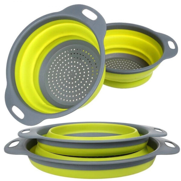 Дуршлаг силиконовый складной 2 шт в комплекте (большой + маленький) Collapsible filter baskets Желтый (242453213)
Дуршлаг силиконовый складной 2 шт в комплекте (большой + маленький) Collapsible filter baskets Желтый (242453213)