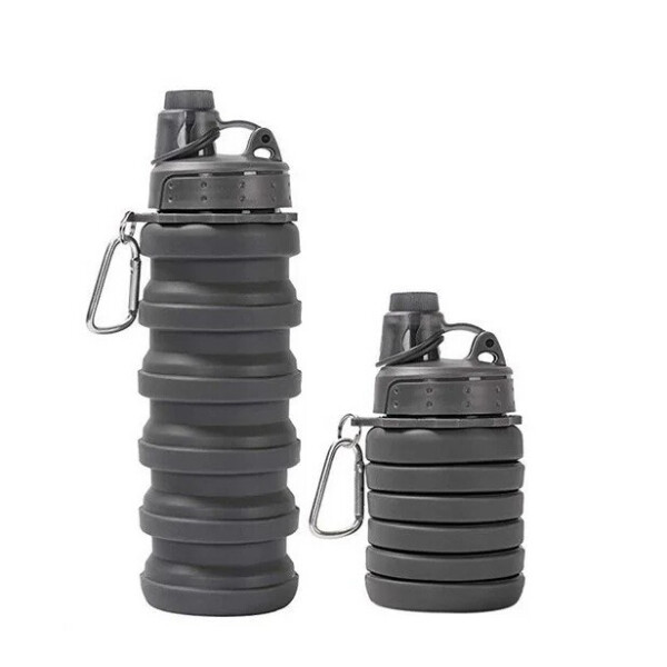 Складная силиконовая бутылка для воды и напитков с карабином Water Bottle Черная (7452994123)
Складная силиконовая бутылка для воды и напитков с карабином Water Bottle Черная (7452994123)