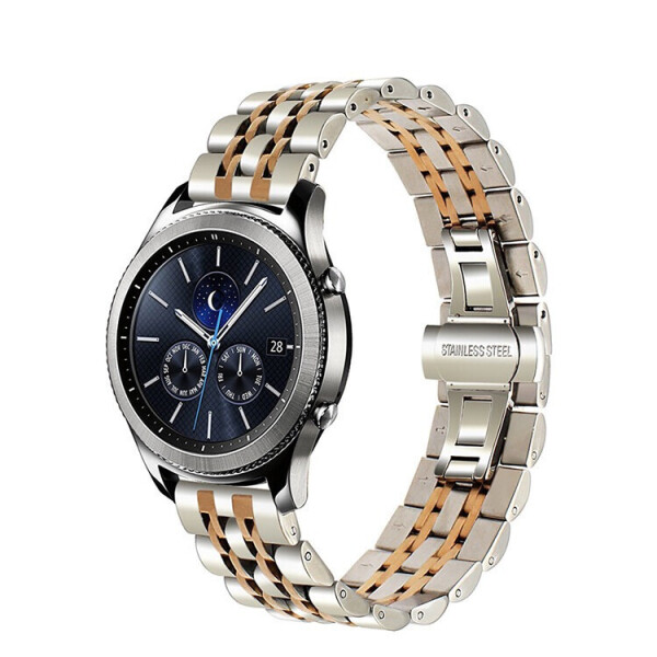 Браслет для Samsung Gear S3 Ремешок 22мм Link Xtra стальной Серебро - Розовое золото BeWatch (1021438)
Браслет для Samsung Gear S3 Ремешок 22мм Link Xtra стальной Серебро - Розовое золото BeWatch (1021438)