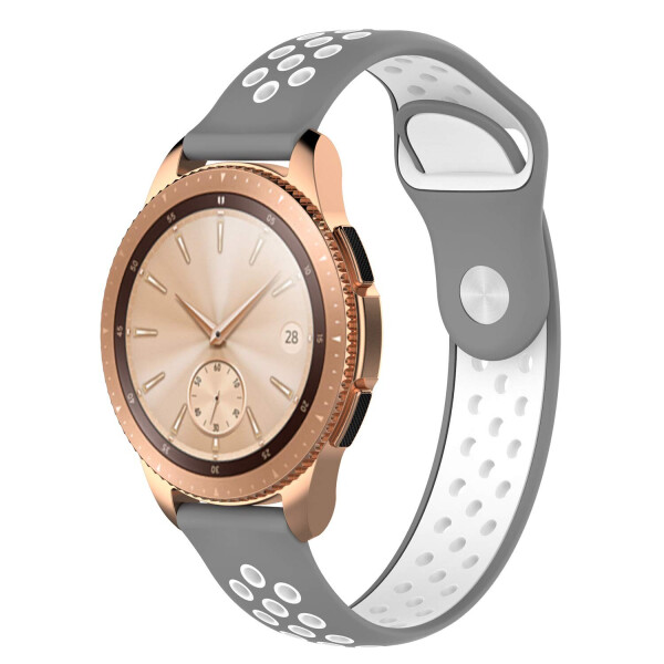 Ремешок для Samsung Active| Active 2 | Galaxy watch 42mm | Galaxy Watch 3 41 mm силиконовый перфорированый Серо-белый BeWatch (1010142)
Ремешок для Samsung Active| Active 2 | Galaxy watch 42mm | Galaxy Watch 3 41 mm силиконовый перфорированый Серо-белый BeWatch (1010142)