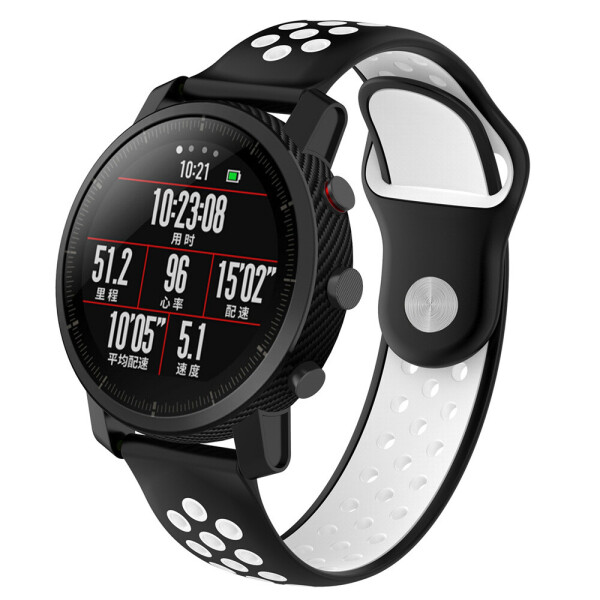 Ремешок для Amazfit Stratos | Stratos 2 | GTR 47mm силиконовый перфорированный 22мм Черно Белый BeWatch (1020112)
Ремешок для Amazfit Stratos | Stratos 2 | GTR 47mm силиконовый перфорированный 22мм Черно Белый BeWatch (1020112)