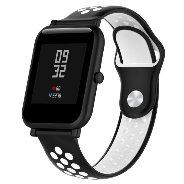 Ремешок для смарт-часов Xiaomi amazfit BIP | Lite | GTS | GTR 42mm силиконовый перфорированный 20мм Черно Белый BeWatch (1010112)
Ремешок для смарт-часов Xiaomi amazfit BIP | Lite | GTS | GTR 42mm силиконовый перфорированный 20мм Черно Белый BeWatch (1010112)