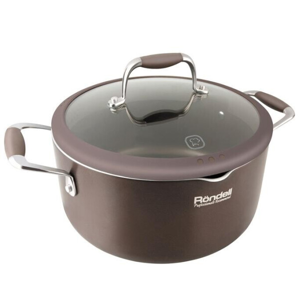 Кастрюля Mocco 3.5л со стеклянной крышкой и антипригарным покрытием Rondell UK-RDA-281
Кастрюля Mocco 3.5л со стеклянной крышкой и антипригарным покрытием Rondell UK-RDA-281