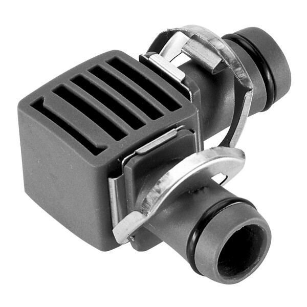 Соединитель L-образный Gardena Micro-Drip-System Quick & Easy для шлангов 13 мм, 2 шт (08382-29)
Соединитель L-образный Gardena Micro-Drip-System Quick & Easy для шлангов 13 мм, 2 шт (08382-29)