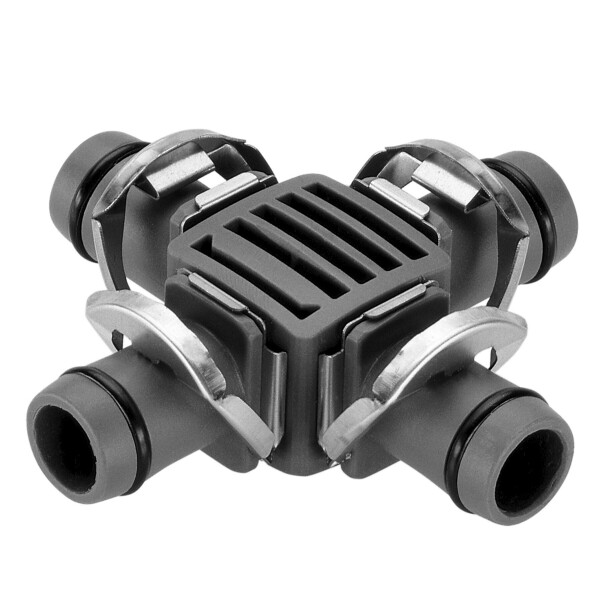 Соединитель крестообразный Gardena Micro-Drip-System Quick & Easy для шлангов 13 мм, 2 шт (08339-29)
Соединитель крестообразный Gardena Micro-Drip-System Quick & Easy для шлангов 13 мм, 2 шт (08339-29)