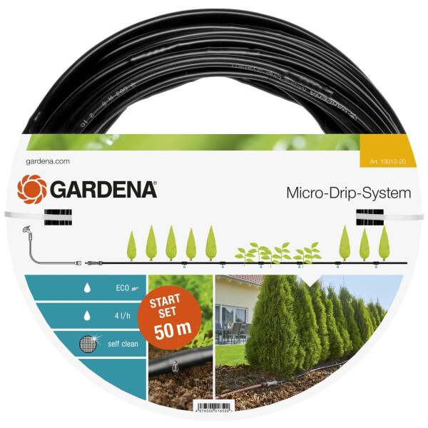 Комплект микрокапельного полива Gardena Micro-Drip-System для рядного полива 50 м (13013-20)
Комплект микрокапельного полива Gardena Micro-Drip-System для рядного полива 50 м (13013-20)