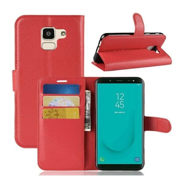 Чехол-Книжка с карманами для карт для Samsung Galaxy J6 (2018) / J600 цвет Красный (061116)
Чехол-Книжка с карманами для карт для Samsung Galaxy J6 (2018) / J600 цвет Красный (061116)