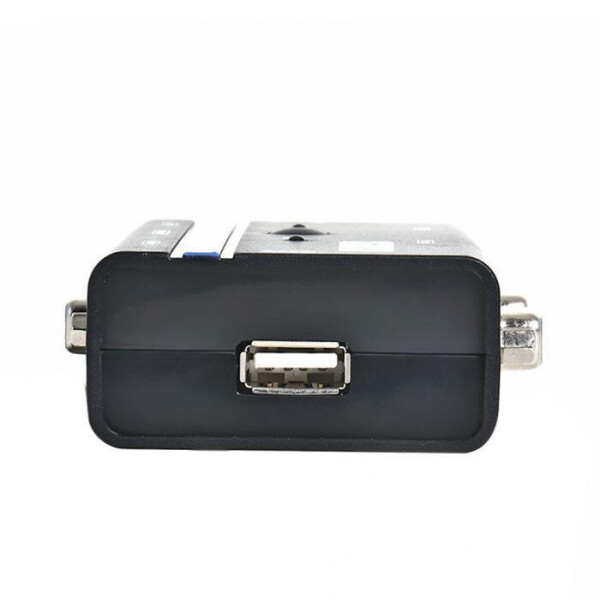 Коммутатор 2-портовый KVM свич, 2 кабеля USB-KVM - автоматический переключатель с поддержкой аудиосистемой
Коммутатор 2-портовый KVM свич, 2 кабеля USB-KVM - автоматический переключатель с поддержкой аудиосистемой