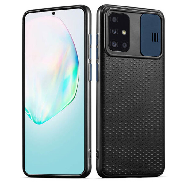 Противоударный Защитный Чехол - Накладка Epik Camshield Black для Samsung Galaxy A51 Термополиуретановый / со Шторкой для Камеры / Черный / Синий
Противоударный Защитный Чехол - Накладка Epik Camshield Black для Samsung Galaxy A51 Термополиуретановый / со Шторкой для Камеры / Черный / Синий