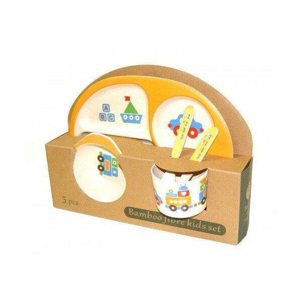 Набор детской бамбуковой посуды Eco Bamboo fibre kids set 5 предметов N02331 оранжевый
Набор детской бамбуковой посуды Eco Bamboo fibre kids set 5 предметов N02331 оранжевый
