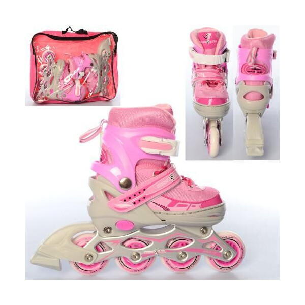 Роликовые коньки раздвижные Sportline размер 28-33 Розовые (327454537)
Роликовые коньки раздвижные Sportline размер 28-33 Розовые (327454537)