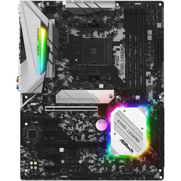 ASRock B450M Steel Legend
ASRock B450M Steel Legend