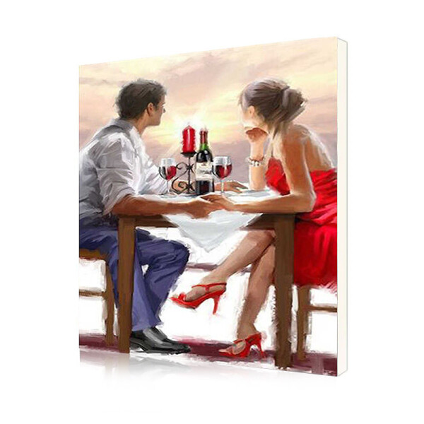Картина по номерам Lesko DIY E743 "Романтический ужин" 
Картина по номерам Lesko DIY E743 "Романтический ужин"
