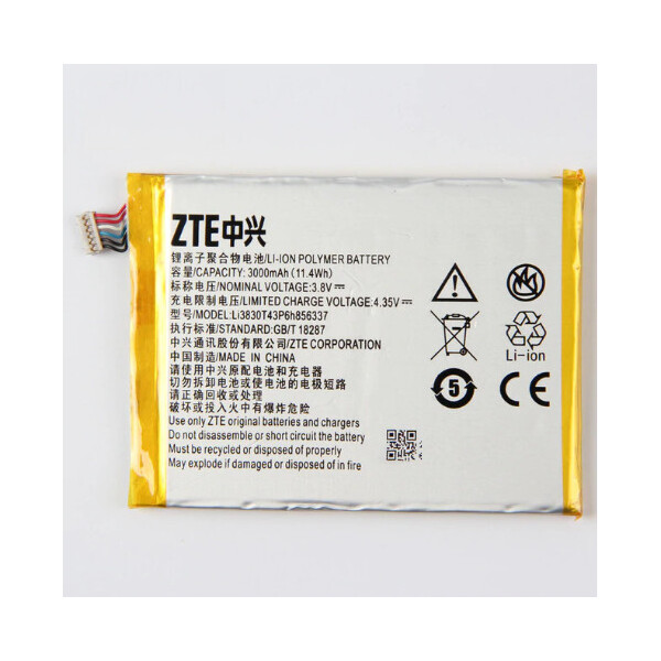 Батарея ZTE Li3830T43P6h856337 (ZTE Blade X9, G719C, N939St, Blade S6 Lux Q7/-C, V5 Pro)
Батарея ZTE Li3830T43P6h856337 (ZTE Blade X9, G719C, N939St, Blade S6 Lux Q7/-C, V5 Pro)