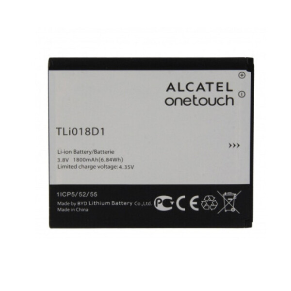 Батарея Alcatel/TCL TLi018D1 (4033D Pop C3, OT5015X / OT5015D Pop 3 5.0, OT5038D Pop D5)
Батарея Alcatel/TCL TLi018D1 (4033D Pop C3, OT5015X / OT5015D Pop 3 5.0, OT5038D Pop D5)