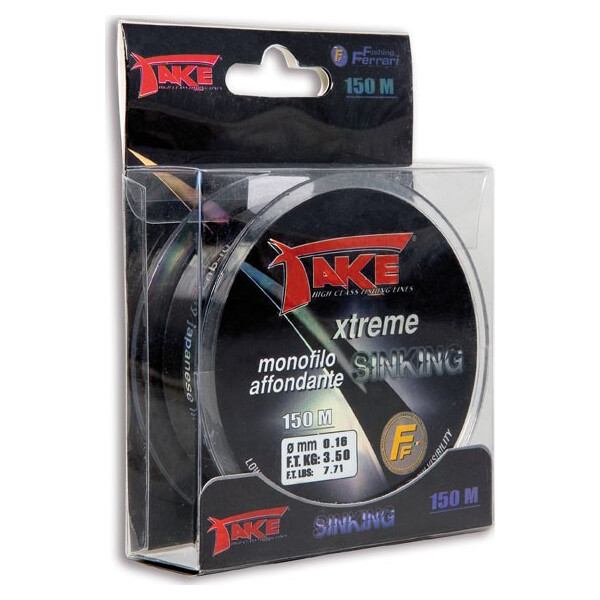 Леска Lineaeffe Take Xtreme Sinking тонущая 150м. 0.22мм. FishTest-7.2кг (черная) Made in Japan (3300422)
Леска Lineaeffe Take Xtreme Sinking тонущая 150м. 0.22мм. FishTest-7.2кг (черная) Made in Japan (3300422)