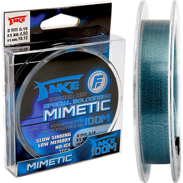 Леска-хамелеон антилёд Lineaeffe Take Mimetic (blue) 100м. 0.10мм. FishTest 2,1кг (3600710)
Леска-хамелеон антилёд Lineaeffe Take Mimetic (blue) 100м. 0.10мм. FishTest 2,1кг (3600710)