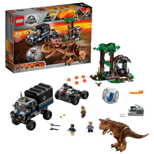 LEGO Jurassic World Побег в гиросфере от карнотавра (75929)
LEGO Jurassic World Побег в гиросфере от карнотавра (75929)