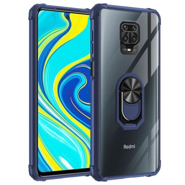 Защитный чехол Deexe Crystal Ring для Xiaomi Redmi Note 9 Pro / Note 9 Pro Max / Note 9s - Blue
Защитный чехол Deexe Crystal Ring для Xiaomi Redmi Note 9 Pro / Note 9 Pro Max / Note 9s - Blue